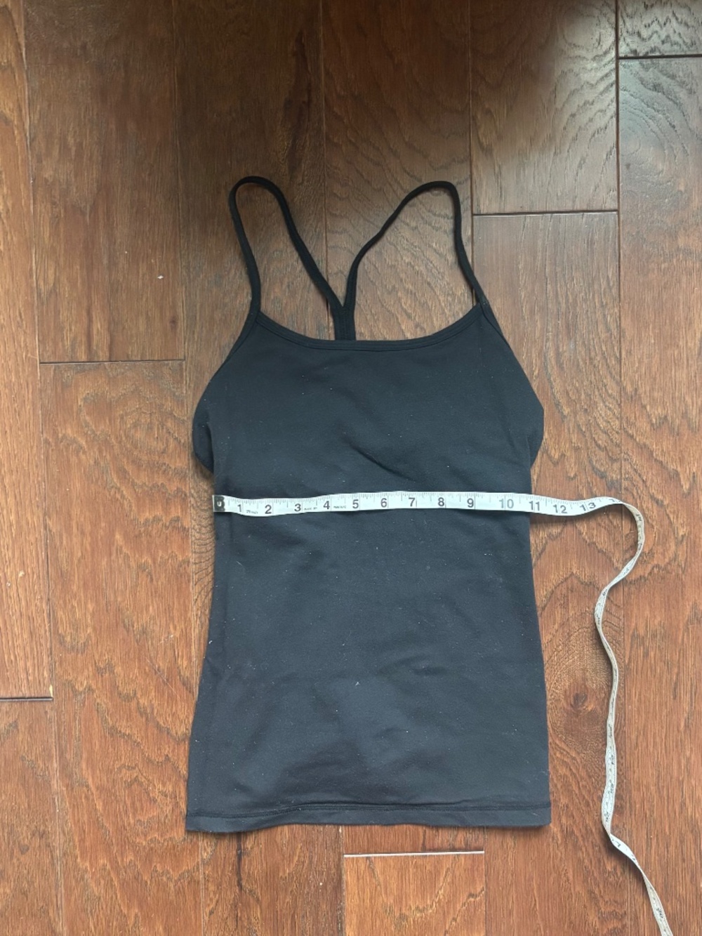 Lululemon Power Y Tank No Pads 4 black yoga climb run lift Pilates pickleball - Picture 7 of 11